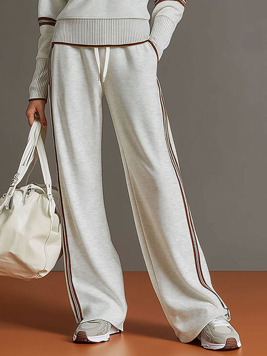 Conjunto Amara | Jersey Suave y Pantalón de Pierna Ancha