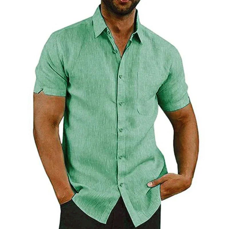 Bryson | Camisa de Algodón y Lino