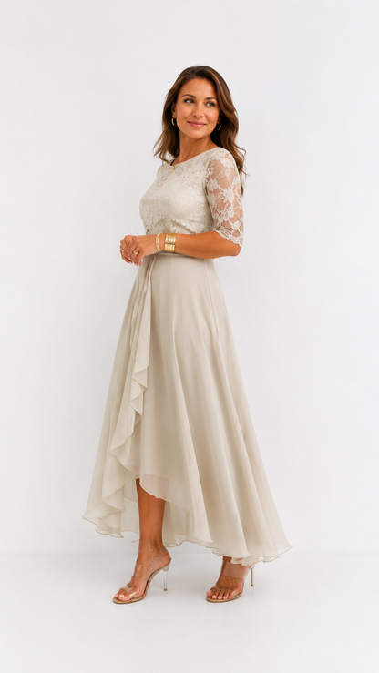 Alessia | Vestido Largo de Encaje