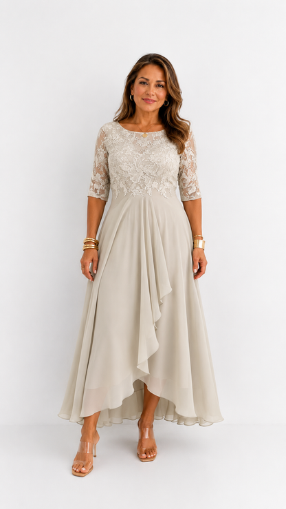Alessia | Vestido Largo de Encaje