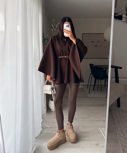 Poncho Yemaya Marrón