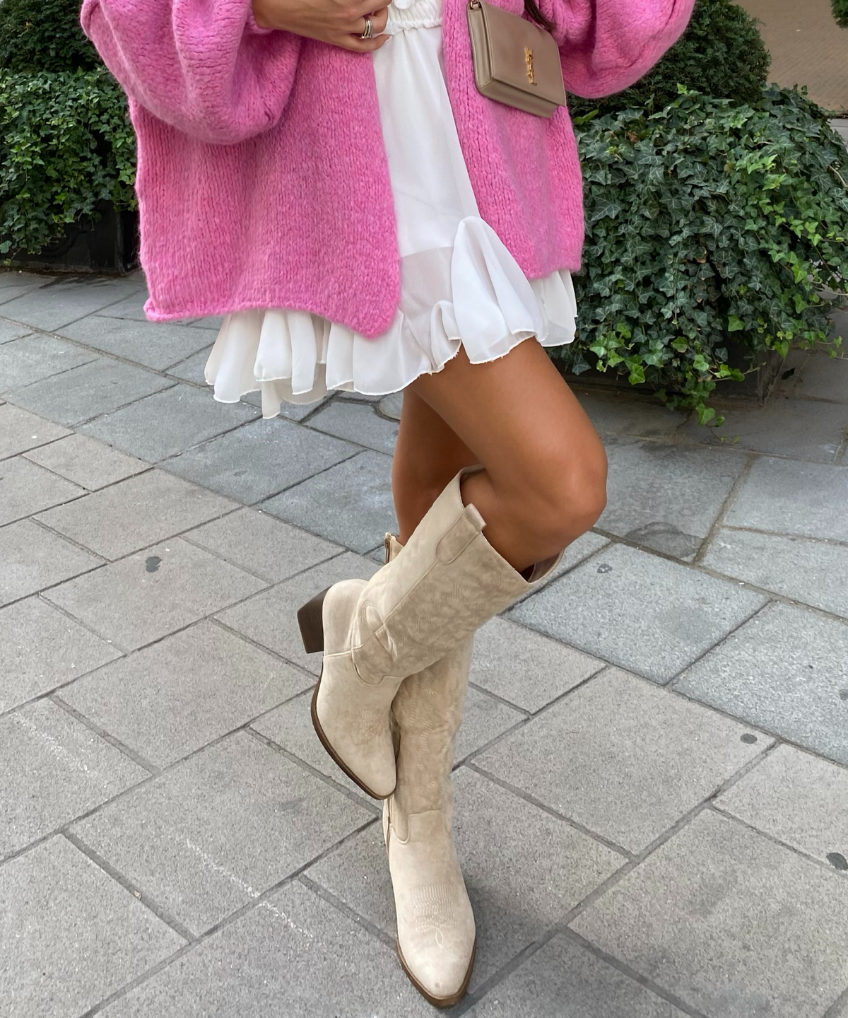 Botas camperas Selenay Beige