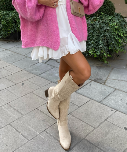 Botas camperas Selenay Beige