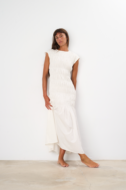 Bee Dress White
