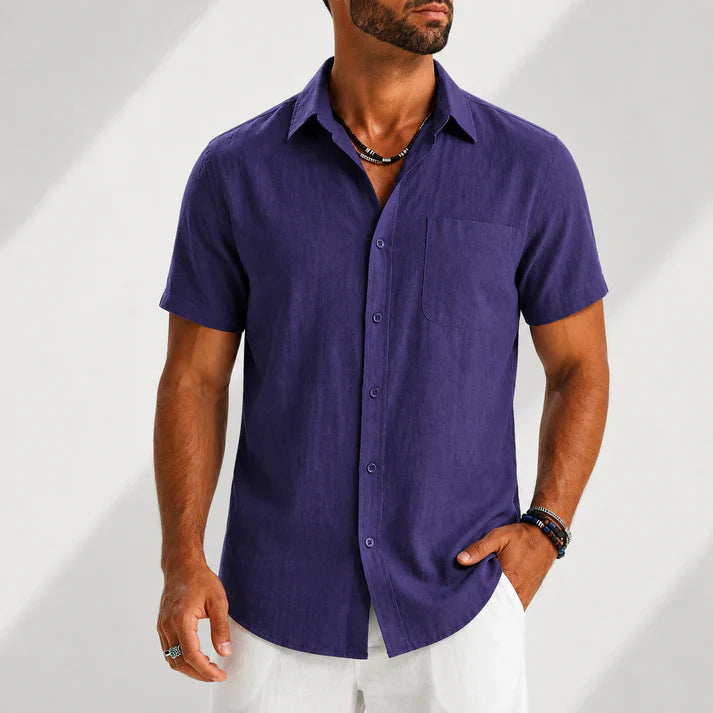 Monterey | Camisa de Algodón y Lino