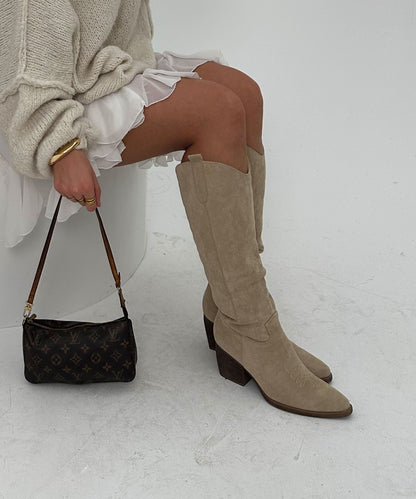 Botas camperas Selenay Beige
