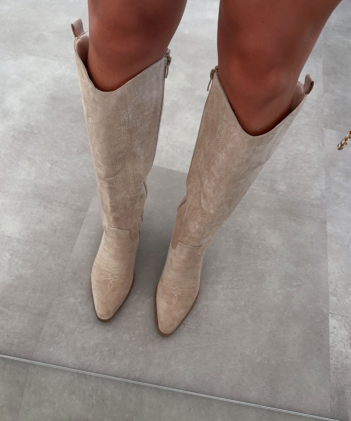 Botas camperas Selenay Beige