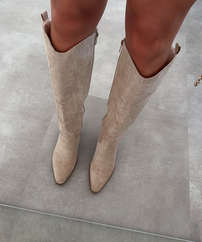 Botas camperas Selenay Beige