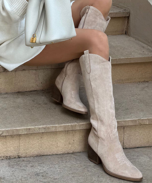 Botas camperas Selenay Beige