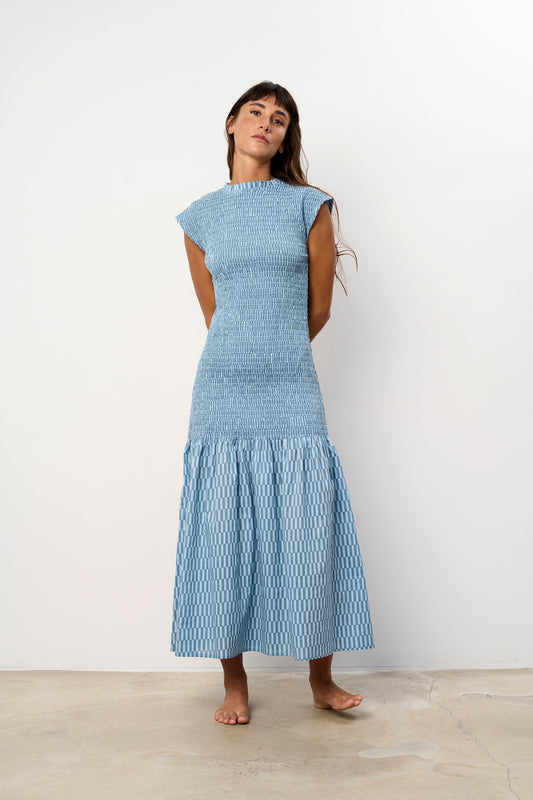 Emma Dress Blue