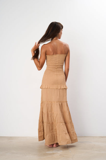 Roma Camel Dress