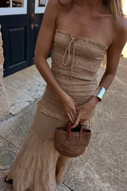 Roma Camel Dress